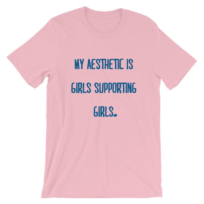 My Aesthetic Is Girls Supporting Girls Short-Sleeve T Shirt