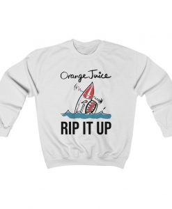 Orange Juice Rip it Up Unisex Crewneck Sweatshirt