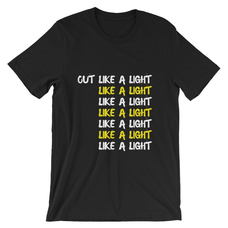 Out Like A Light Short Sleeve Unisex T Shirt