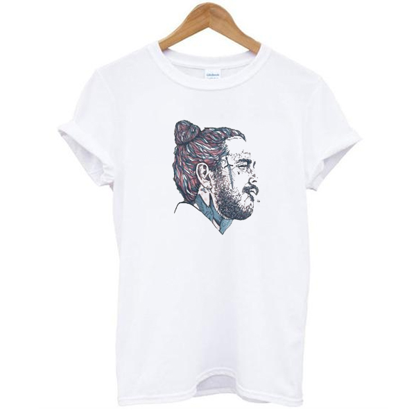 Post Malone Face Art t shirt
