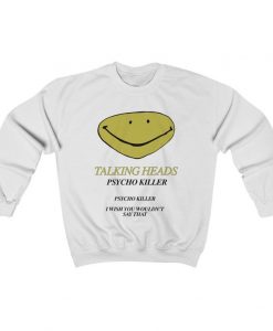 Talking Heads Psycho Killer Unisex Crewneck Sweatshirt NA