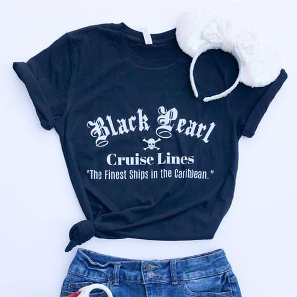black pearl cruise lines t shirt