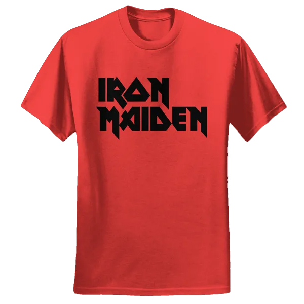 Classic Iron Maiden Red t shirt