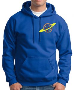 Green Alien Pizza Planet Hoodie