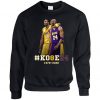 Kobe Bryant Basketball Tribute Los Angeles Number 24 8 Sweatshirt