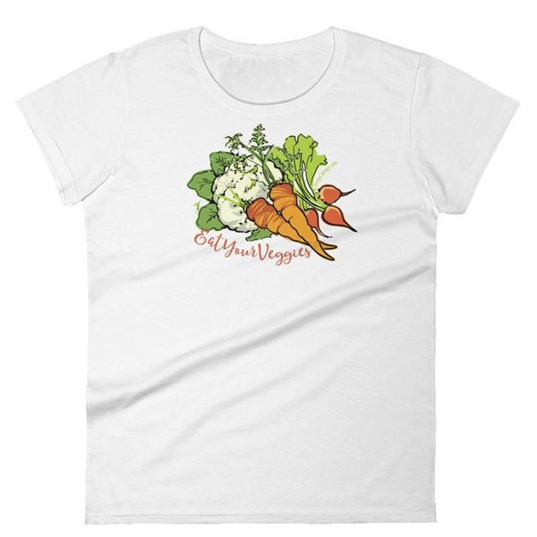 Vegan Garden Vegetable Vegetarian Womens Graphic t shirt