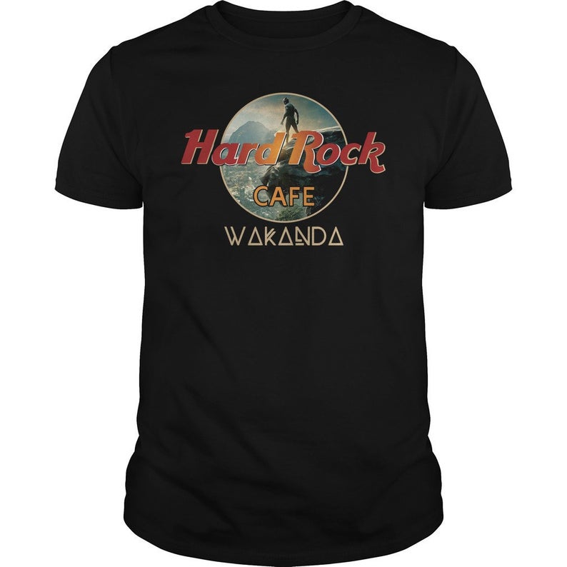 Wakanda Shirt Hard Rock Cafe Shirt