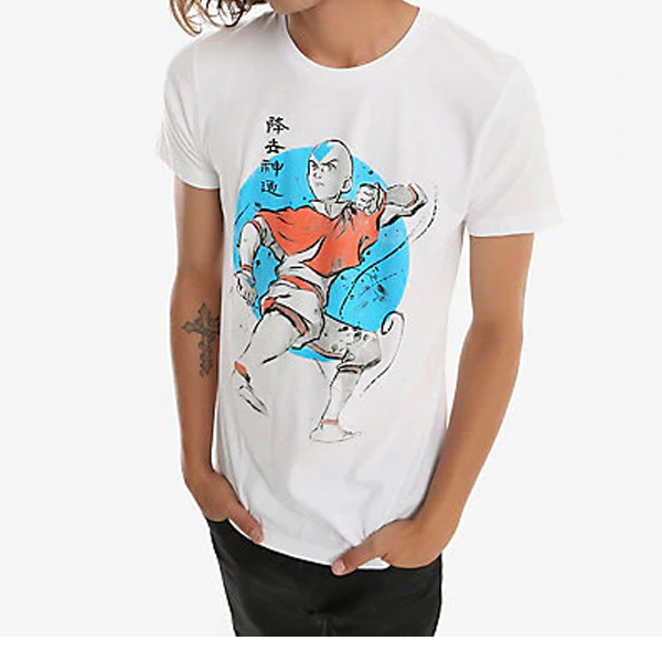 Avatar The Last Airbender Aang Watercolor t shirt