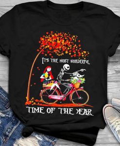 Fall Jack And Sally It's The Most Wonderful Time Of Year Classic Shirt