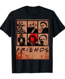 Friends Nightmare Halloween Horror Movie t shirt