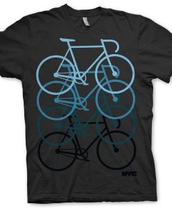 Nyc Pushing Track Bike t shirt