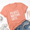 Pilates matcha cats T Shirt