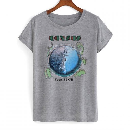 1970’s KANSAS vintage concert 1977-78 TOUR vintage band T Shirt