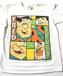 1994 FRED FLINTSTONE Distressed Vintage T Shirt