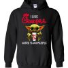 Baby Yoda I Like Chick Fil A More Than People Hoodie
