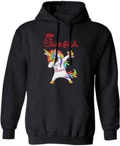 Chick Fil A Unicorn Dabbing Hoodie