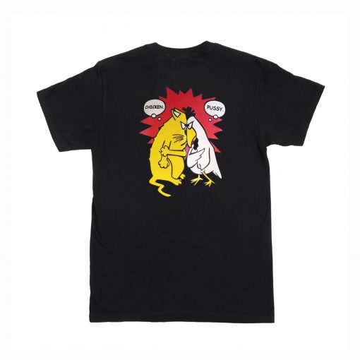 Chicken And Pussy T-Shirt Back