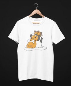 Gudetama Bear Cuddle Cute T-Shirt