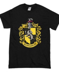 Hufflepuff Black T Shirt