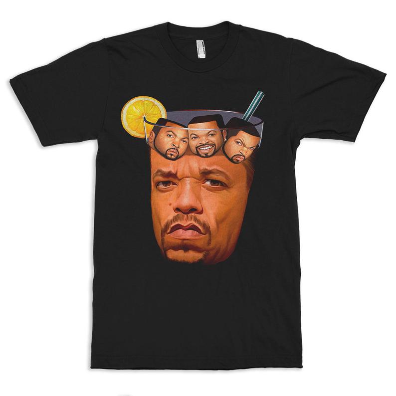 Ice-T with Ice Cube Funny Rap T-Shirt