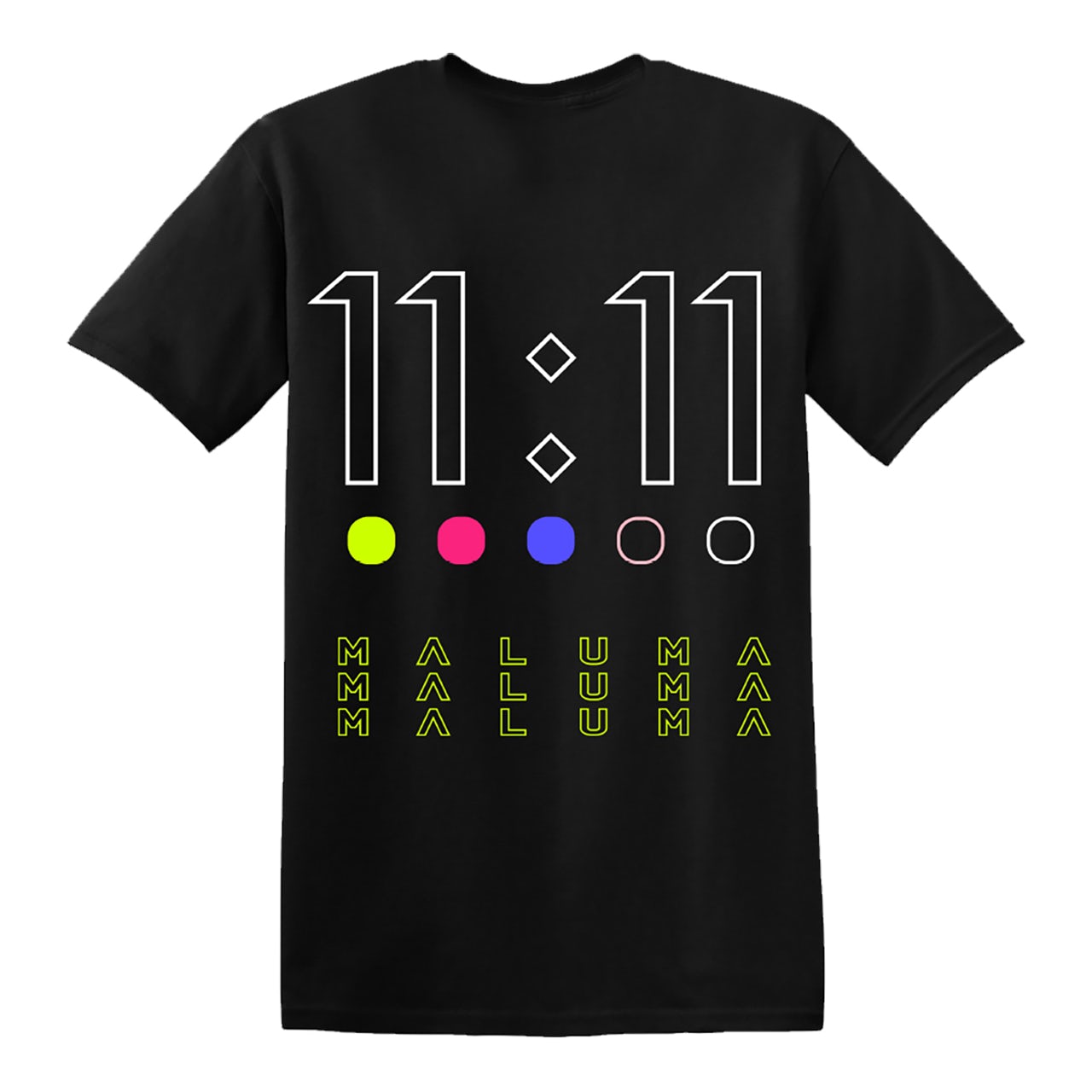 Maluma 11 11 Dots T-Shirt back