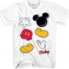Mickey Mouse Not Assembled Disneyland World T Shirt