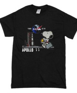 Nasa 1969 2019 Apollo 11 Astronaut Snoopy T-Shirt