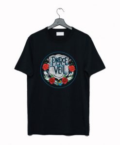 Pierce The Veil Rose Logo T Shirt