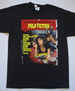 Pulp Fiction Mia Wallace Movie Poster t shirt