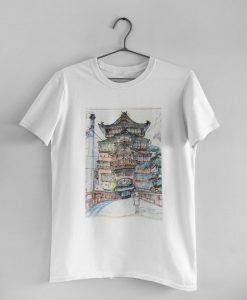 Spirited Away Bathhouse Studio Ghibli Japanese Tee Shirt