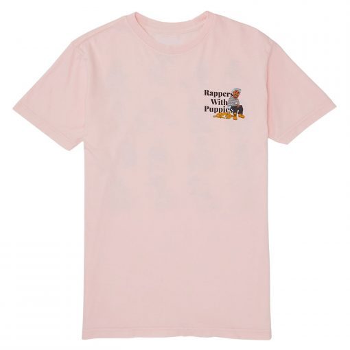 Dog Limited Rappers With Puppies Pink T Shirt