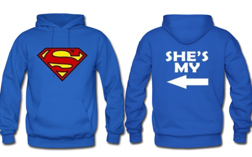 He’s My Superman Hoodie Two Side