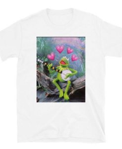 Kermit the Frog Heart Emoji Banjo t Shirt