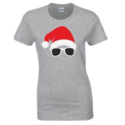 Santa Hat Glasses T-Shirt