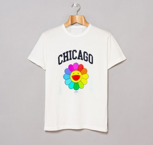 Takashi Murakami Flower Chicago T Shirt