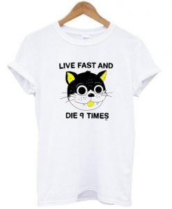 live fast and die 9 times T shirt