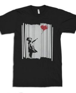 Banksy Girl with Balloon T-Shirt