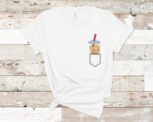 Boba Pocket T Shirt