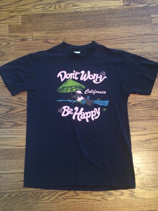 California dont worry be happy tshirt