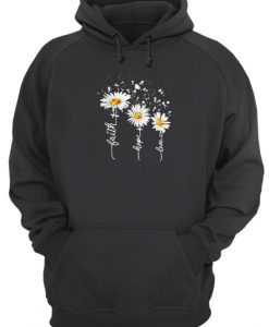 Daisy and Snoopy faith hope love hoodie