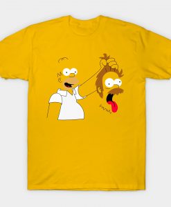 Flanders Beheaded simpsons T Shirt