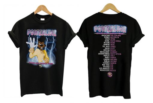 Goofy Movie Powerline World Tour t-shirt