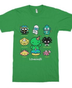 Howard Lovecraft Characters T-Shirt