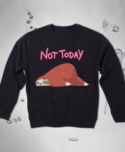 Not Today Sloth sweatshirt