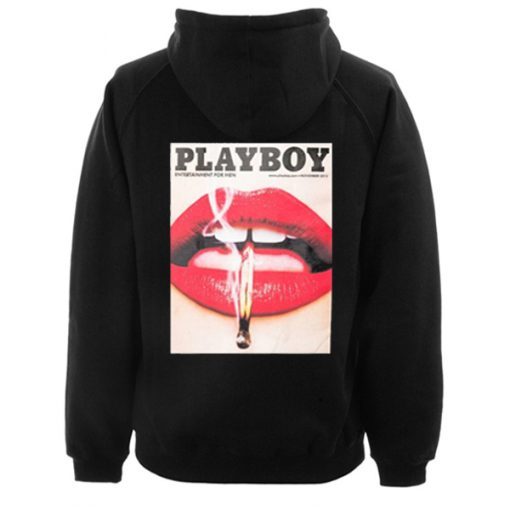 Playboy Magazine Cover Hoodie back