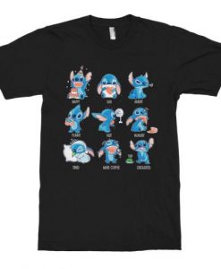 Stitch Emotions Funny T-Shirt