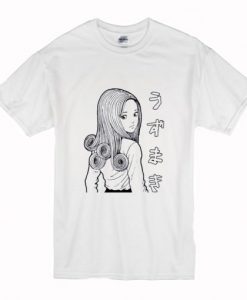 Tomie Junji Ito Uzumaki T Shirt