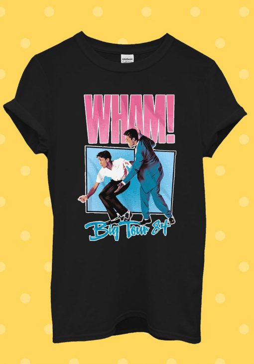 Wham! Big Tour 84 George Michael T Shirt