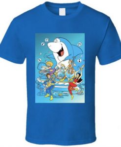 Jabberjaw Band Cartoon T Shirt