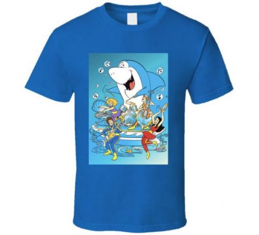 Jabberjaw Band Cartoon T Shirt